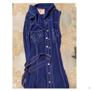 True religion bathing suit cover up